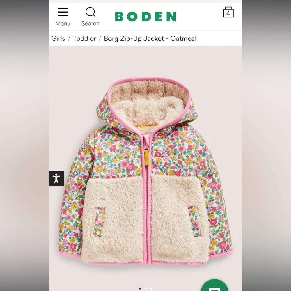 Mini Boden Borg Mix Jacket